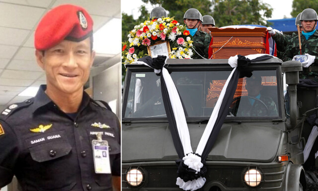 image: Saman (38) døde under redningsaksjonen. Nå hylles han som helt
